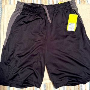 Black athletic shorts